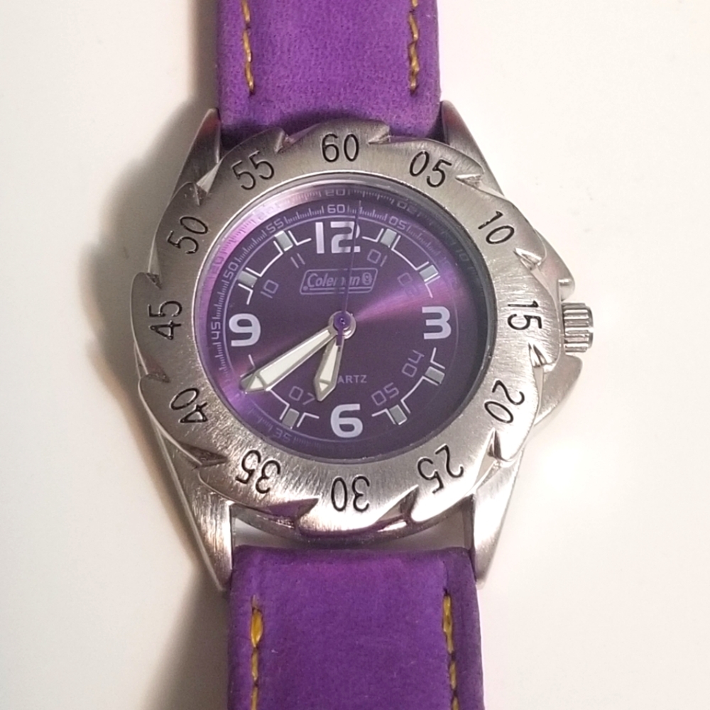Coleman watch purple